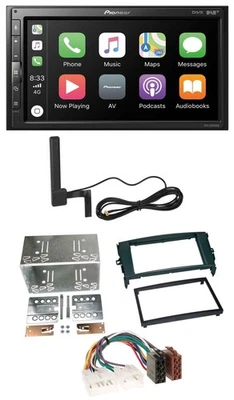 Pioneer USB 2DIN Bluetooth DAB MP3 Autoradio für Toyota Auris 07-12 schwarz - Bild 1 von 4