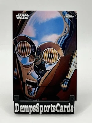2025 Topps Chrome Star Wars Reflections Case Hit SSP #R11 C-3PO Anthony Daniels - Image 1 of 4