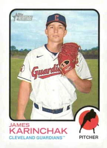 2022 Topps Heritage #615 James Karinchak - Picture 1 of 2