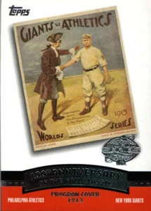2004 Topps Fall Classic Covers #FC1913 1913 World Series Phila Athletics  BX 50C - Picture 1 of 2