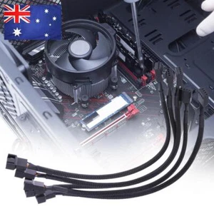 5pcs 4 Pin PWM Connector Case Fan Extension Power Cable for Computer Case Fan - Afbeelding 1 van 5
