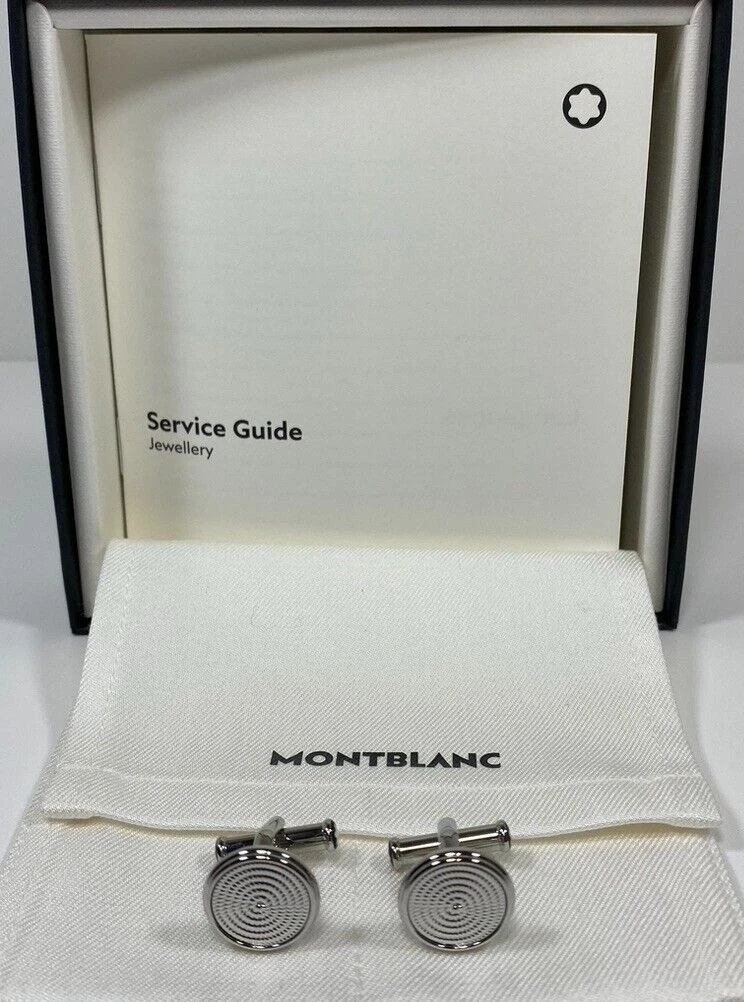 Montblanc Stainless Steel Cufflinks for Men for sale - eBay