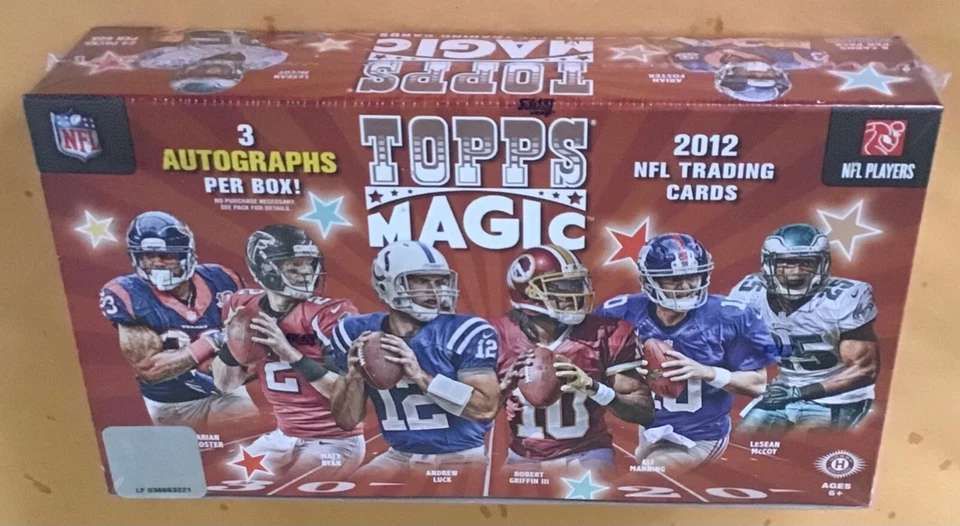 2012 Topps Magic Football Trading Cards Factory Sealed Hobby Wax Box - Image 1 of 1