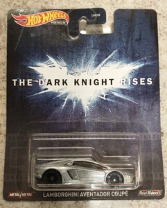 Lamborghini Aventador Coupe Hot Wheels Premium ~Dark Knight Rises~ Nuovo con scatola 1:64 - Foto 1 di 2