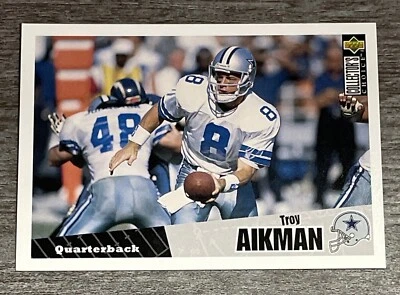 Troy Aikman 1996 Collector’s Choice Cowboys #295  *L412* - Image 1 of 2