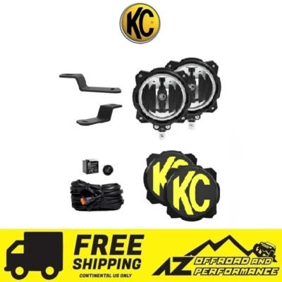 KC HiLites Pro6 Gravity® Wide-40 Beam Ditch Lights Kit for '21-Up Ford Bronco - Image 1 of 4