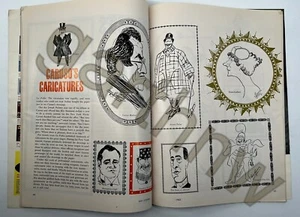 ENRICO CARUSO & HIS CARICATURE DRAWINGS OF FAMOUS PEOPLE RARE 1962 PICTORIAL - Picture 1 of 2