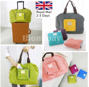 Light Portable Folding Waterproof Large Travel Shoulder Handbag Tote Shopper Bag - Picture 1 of 15