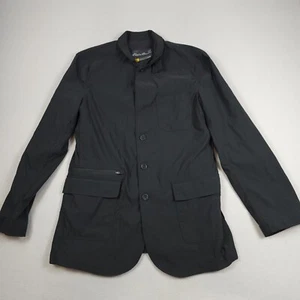 Eddie Bauer Jacket Mens 42 Gray Travex Blazer Sport Coat Travel Stretch - Imagen 1 de 14