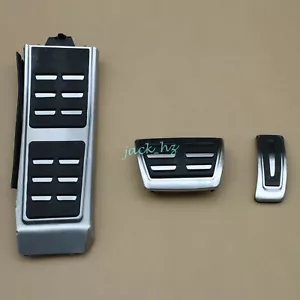 Footrest Dead Gas Brake Pedal Cover Set For Audi A4 B8 A5 A6 A7 Q5 Porsche Macan - Picture 1 of 8