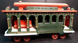 Cable Car Powell &Hyde Music Box Old San Francisco Souvenir Mid Century 1960s - Picture 1 of 7