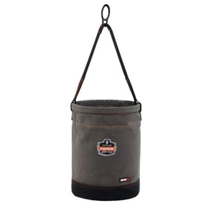 Ergodyne Tool Bucket w/ D-Rings 35.56" Tool Storage Standard Duty Canvas Gray - Picture 1 of 3