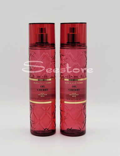 Bath & Body Works Oh Cherry Fine Fragrance Body Mist Spray New 8 oz Set ...