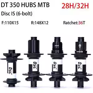 MTB Bicycle Hub 32 28 Holes 6-pin Disc Brake 100*15mm 142*12mm 36T Ratchet - Picture 1 of 38