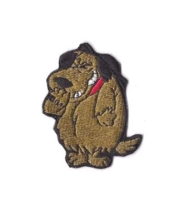 MUTTLEY Iron on / Sew on Patch Embroidered Cartoon Wacky Races PT218 - Picture 1 of 1
