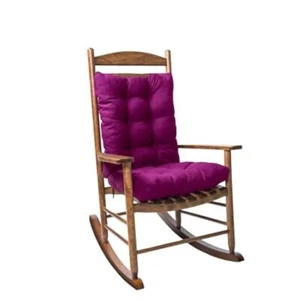 Patio Rocking Chair Cushion Set, 1 Pack Non-Slip Seat/Back Chair Cushion Purple - Picture 1 of 8