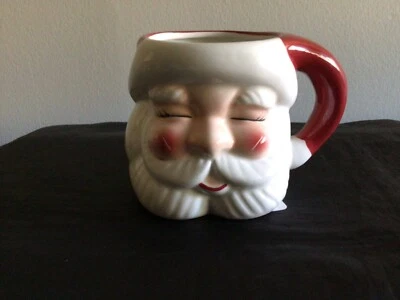 (1) TAZA CERÁMICA GRANERO SANTA CLAUS ROJA CAJA ABIERTA Foto 1 de 2