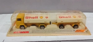 MAJORETTE 1/87 CAMION + RIMORCHIO SHELL N° 327 MADE IN FRANCE ANNI 80 - Imagen 1 de 3