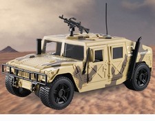 Hummer 1/16 Scale Diecast Military Army Humvee Battlefield Vehicle Model Toys
