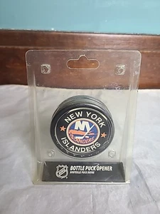 New York Islanders NHL Puck Bottle Opener Hockey New - Picture 1 of 6