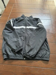 Herren Nike Academy Windbreaker Jacke gewebt 90er Vintage schwarz 100 % authentisch XL - Bild 1 von 14