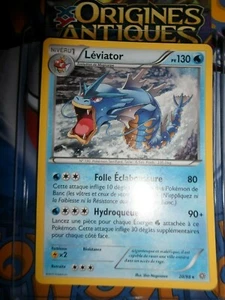 POKEMON ORIGINES ANTIQUES XY7 (◕‿◕✿) FRANCAIS LEVIATOR 20/98 CARTE RARE NEUF - Imagen 1 de 2