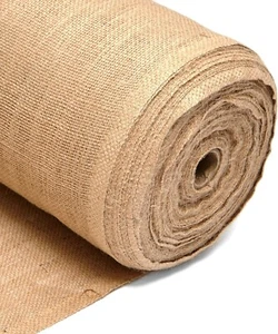 SOLD BY THE YARD: Burlap Fabric 60" Wide Natural Multipurpose Fabric - Picture 1 of 11