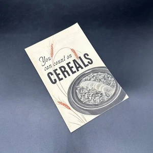 Vintage Advertising General Foods Cereal Booklet 1940s Paper Pamphlet Cooking - Picture 1 of 9