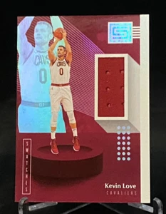 2018-19 Status Swatches #S-KL Kevin Love Cleveland Cavaliers GAME WORN - Picture 1 of 2