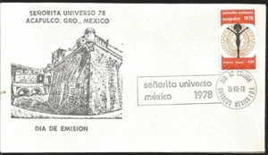 J) 1978 MEXICO, LADY UNIVERSE 78 ACAPULCO GUERRERO, MEXICO, FDC  - Picture 1 of 1