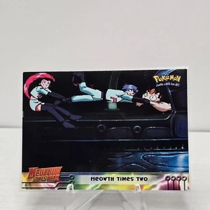 "Meowth Times Two" #23 - Pokemon Mewtwo Strikes Back Topps Blue Label - LP - Bild 1 von 2