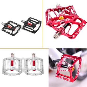 CNC STOUT MTB BMX Road Bike Plat Pedal Alloy 7075 3 bearing High Performance - Picture 1 of 24