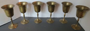 6er Set Commodore massiv Messing Sammlung Kelche/Kelche - Bild 1 von 15