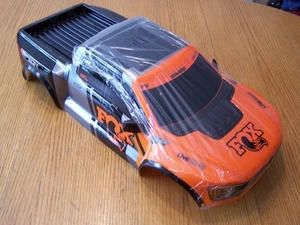 Fit Traxxas Raptor R Ultimate 4x4 Orange Black Fox Body Clipless Latch 4wd Shell - Picture 1 of 7