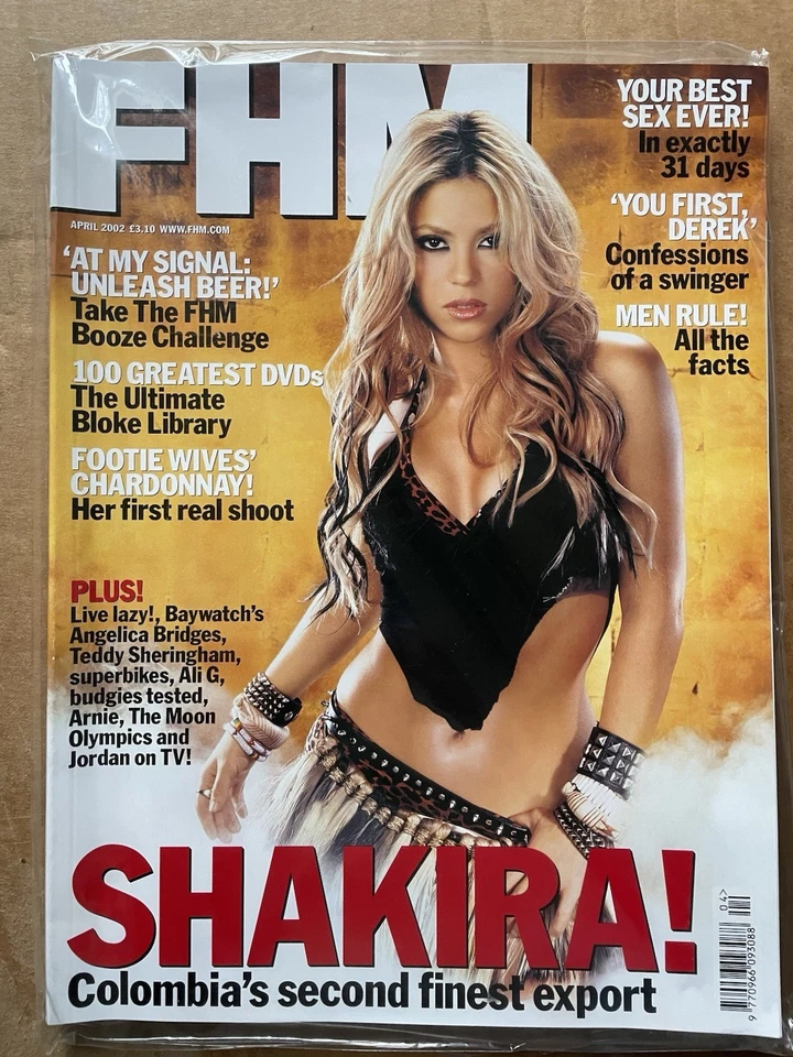 Shakira FHM Fashion Music Import Magazine Rare Foto 1 de 1