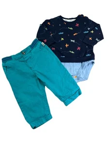 Ted Baker Baby Pants And Top. Size 6-9 Months. - Picture 1 of 6