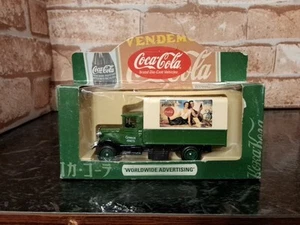 COCA COLA 1934 MACK CANVAS BACK TRUCK SL28000 WORLDWIDE ADVERTISING GREECE 1940S - Picture 1 of 10