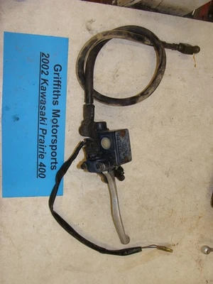 Kawasaki Prairie 2002 automático 400 OEM freno delantero cilindro maestro palanca de línea Foto 1 de 4