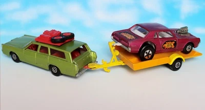 Konvolut Matchbox Drag Pack Trailer K-28 Mercury K-23 Cougar K-21 ohne OVP gut - Bild 1 von 4