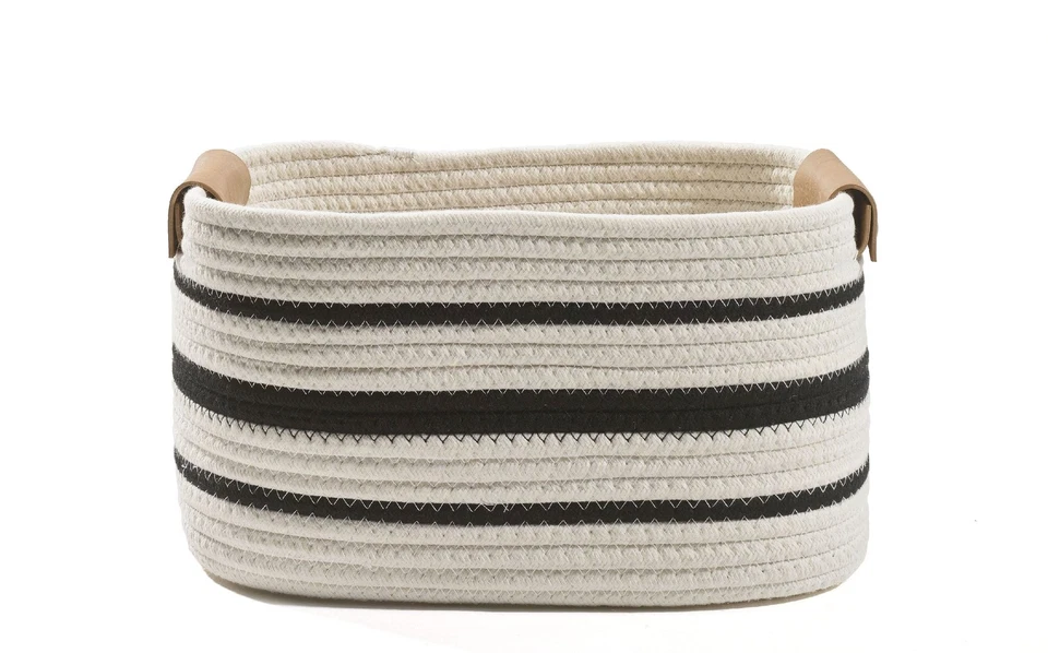 casa NOVA Korb LBH 40x30x22 cm weiß Einkaufskorb Aufbewahrungskorb - Bild 1 von 1