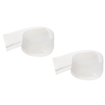 25" Lunghezza Silicone Stufa Spazio Coperchio Spazio Riempimento,Trasparente 2pz - Immagine 1 di 4