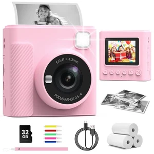 Kids Instant Print Camera, Christmas Birthday Gifts for Girls and Boys, 1080P... - Picture 1 of 7