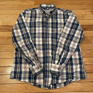 CAMICIA ABITO LANGMENG UOMO A QUADRI CASUAL MANICHE LUNGHE 100% COTONE - Foto 1 di 5