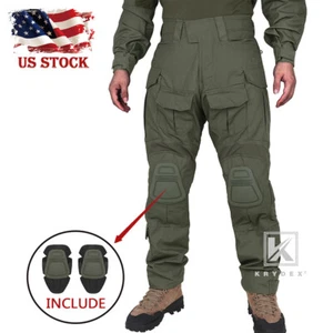 KRYDEX Gen3 Combat Trouser w/ Knee Pads Tactical Army Hunting Pants Ranger Green - Picture 1 of 12
