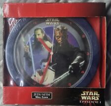 Star Wars Episode 1 3D Wall Clock Boxed Jedi/Sith - Factory Sealed Box