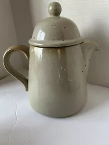 Dansk Niel Stone Nielstone Refsgaard Sugar Sand Coffee Pot 9 1/2" w/ Lid LN - Picture 1 of 7
