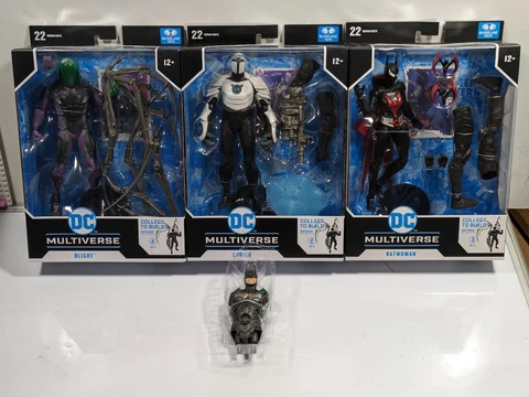 🔥 McFarlane DC Multiverse JOKERBOT Complete BAF + SHRIEK BATWOMAN BLIGHT NIB 🔥 Cover