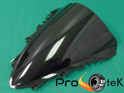 Yamaha YZF R1 2007-2008 ABS negro humo doble burbuja parabrisas Foto 1 de 2