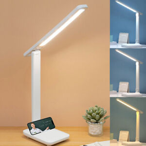 Dimmable LED Desk Light Touch Sensor Table Bedside Reading Lamp Rechargeable