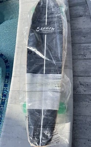 Sanview Bambú Longboard Skateboard Cruiser para adultos con ruedas verdes 42" pulgadas - Imagen 1 de 7